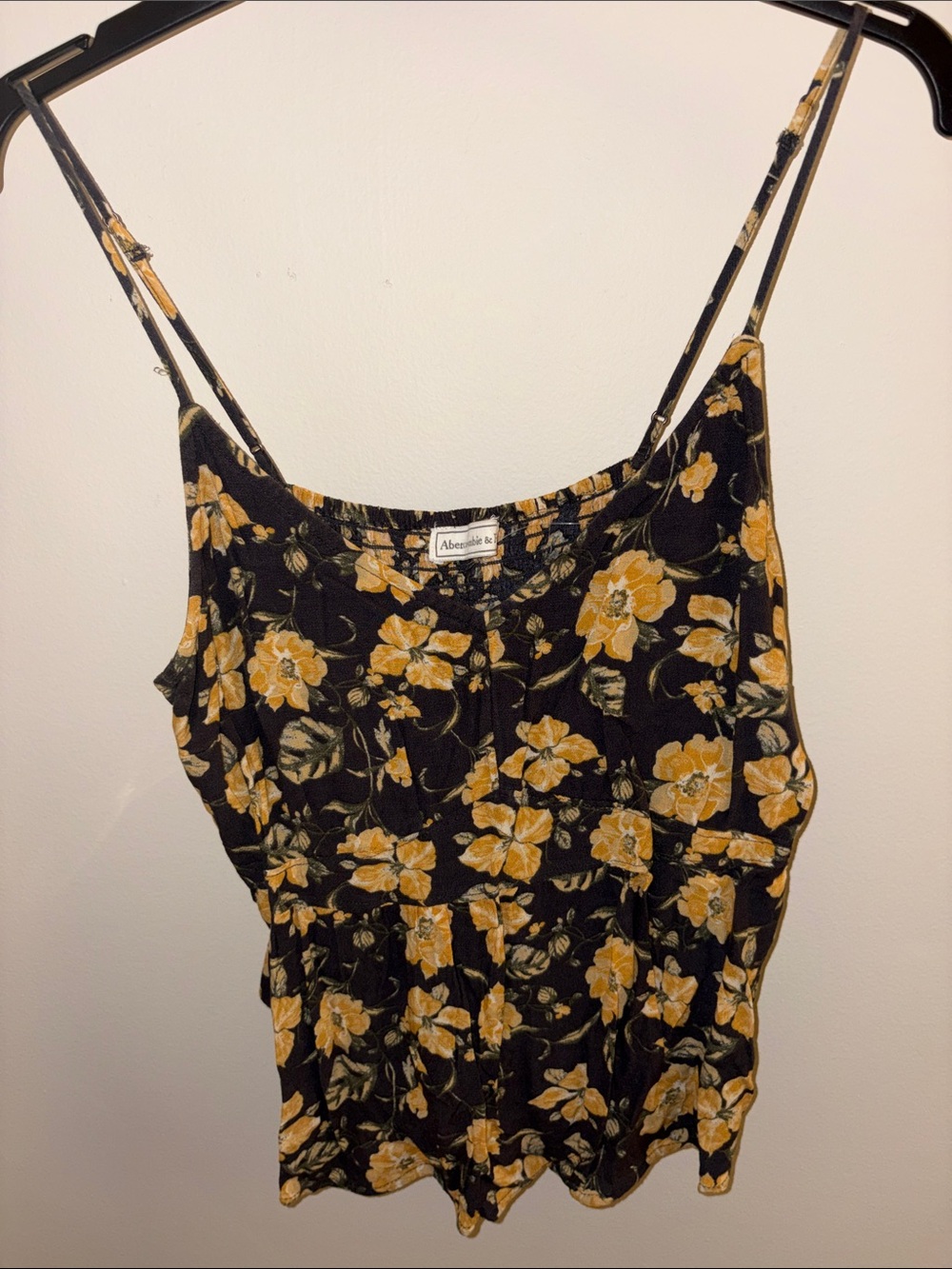 Abercrombie & Fitch Camisole with Yellow Flowers